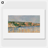 The Village of L'Estaque Seen from the Sea - ポール セザンヌ Poster.