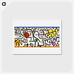 アートポストカード-Paul Klee's Rich Port
 - パウル クレー Postcard.