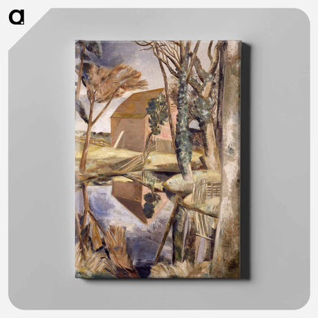 アートパネル-Oxenbridge Pond - ポール ナッシュ Canvas.