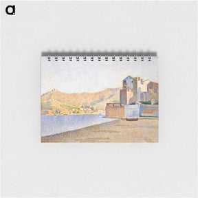 アートメモ帳-The Town Beach, Collioure, Opus 165 - ポール シニャック Memo.