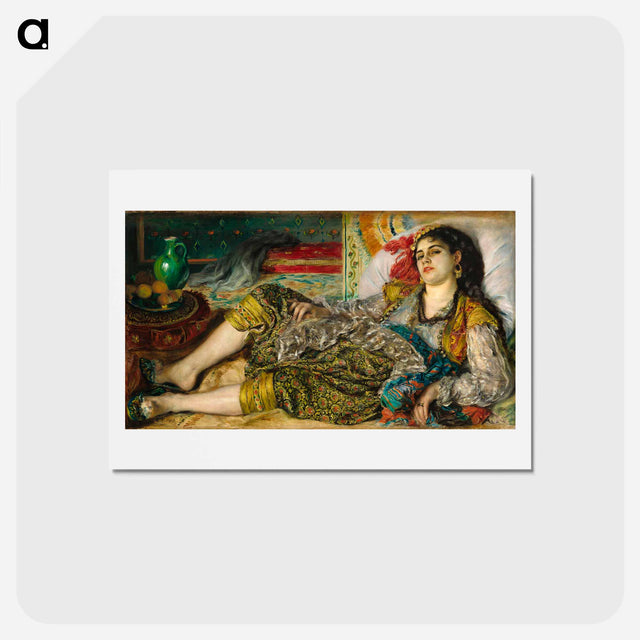 アートポストカード-Odalisque - ピエール オーギュスト ルノワール Postcard.