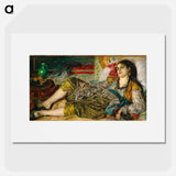 Odalisque - ピエール オーギュスト ルノワール Poster.
