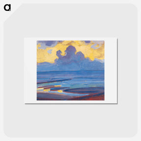 アートポストカード-By the Sea - ピエト モンドリアン Postcard.