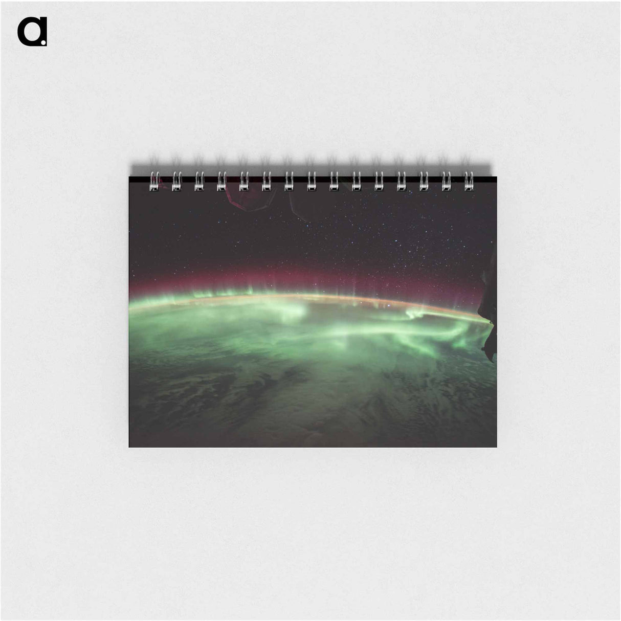 アートメモ帳-Terrestrial Aurora from the International Space Station
 - 地球 Memo.