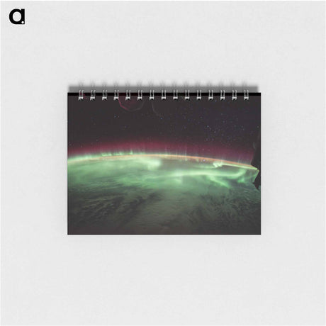 アートメモ帳-Terrestrial Aurora from the International Space Station
 - 地球 Memo.
