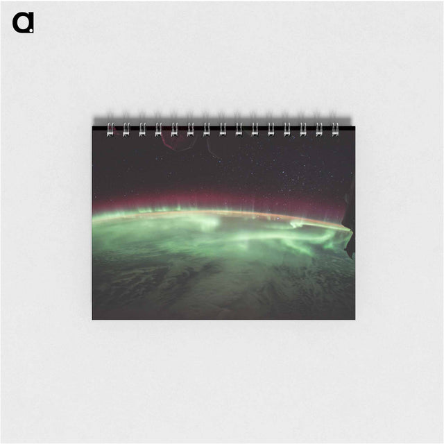 アートメモ帳-Terrestrial Aurora from the International Space Station
 - 地球 Memo.