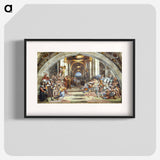 The Expulsion of Heliodorus from the Temple - ラファエロ サンティ Poster.