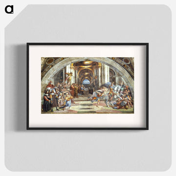 The Expulsion of Heliodorus from the Temple - ラファエロ サンティ Poster.