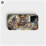 The Expulsion of Heliodorus from the Temple - ラファエロ サンティ Phone Case.