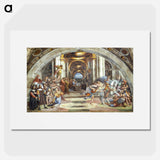 The Expulsion of Heliodorus from the Temple - ラファエロ サンティ Poster.