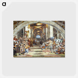 アートポストカード-The Expulsion of Heliodorus from the Temple - ラファエロ サンティ Postcard.