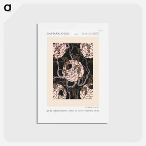 アートポストカード-Samarkande Flower Pattern
 - サマルカンデ Postcard.