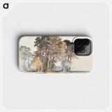 The Pine Trees of El Monte, California - サミュエル コールマン Phone Case.