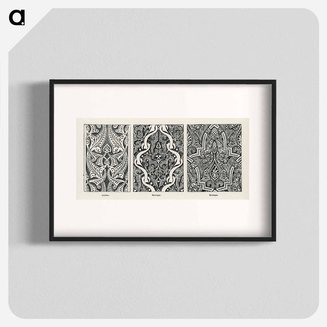 アートポスター-Ornament, from Owen Jones' Grammar of Ornament
 - 装飾の文法 Poster.