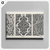 アートパネル-Ornament, from Owen Jones' Grammar of Ornament
 - 装飾の文法 Canvas.