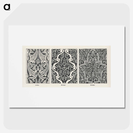 アートポスター-Ornament, from Owen Jones' Grammar of Ornament
 - 装飾の文法 Poster.