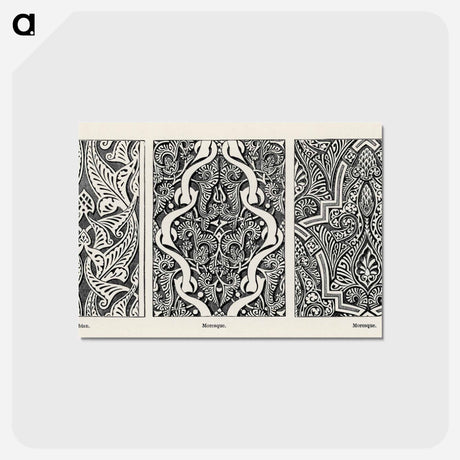 アートポストカード-Ornament, from Owen Jones' Grammar of Ornament
 - 装飾の文法 Postcard.