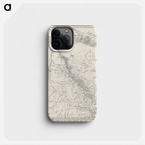 Chart of the Great Barrier Reef Area - オーストラリアのグレートバリアリーフ Phone Case.