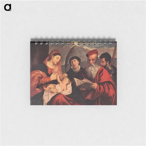 アートメモ帳-Mary with the Child and Saints - ティツィアーノ ヴェチェッリオ Memo.