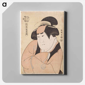 アートパネル-Yamashita Kinsaku II as the maid Ebizō Okane, actually Iwate Gozen, wife of Abe Sadatō - 東洲斎 写楽 Canvas.