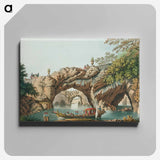 View at Villa Scabrosa - View of the Ottoman Empire Canvas.