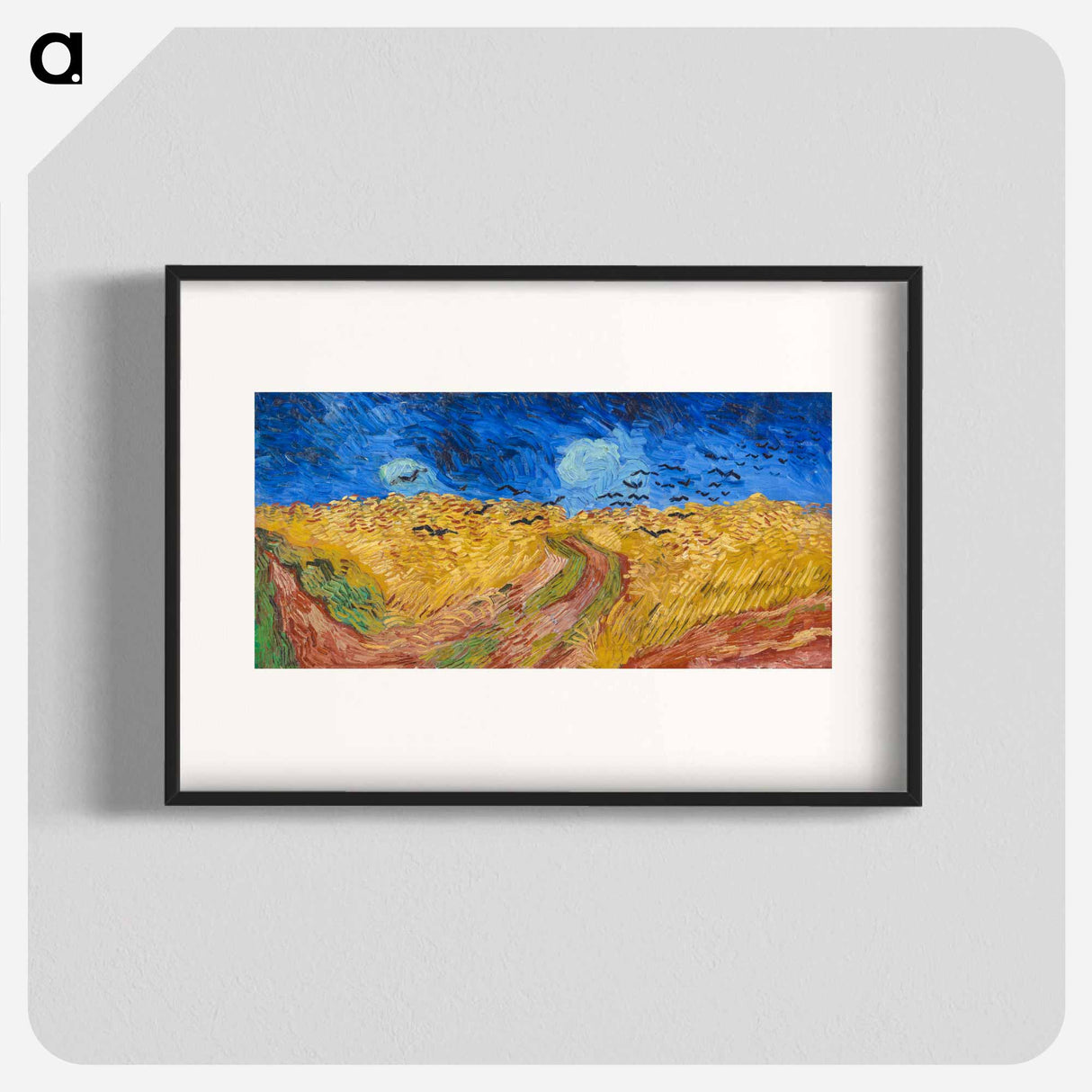 Wheatfield with Crows - Vincent van Gogh Poster.