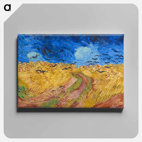 アートパネル-Wheatfield with Crows - フィンセント ファン ゴッホ Canvas.
