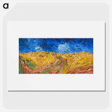 Wheatfield with Crows - Vincent van Gogh Poster.