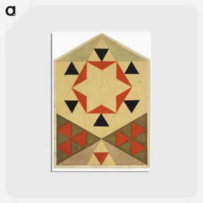 アートポストカード-Geometrische Studie
 - ウィーン博物館 Postcard.