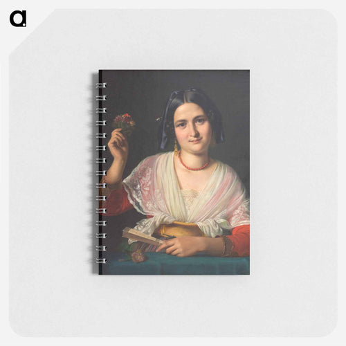 A Roman woman in carnival costume - Wilhelm Marstrand Memo.