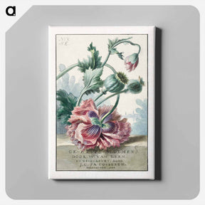 アートパネル-Poppies - ウィレム ヴァン リーン Canvas.
