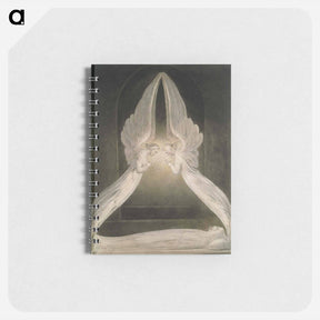 アートメモ帳-Christ in the Sepulchre, Guarded by Angels - ウィリアム ブレイク Memo.