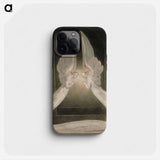 Christ in the Sepulchre, Guarded by Angels - William Blake Phone Case.