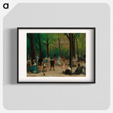 Luxembourg Gardens - William James Glackens Poster.