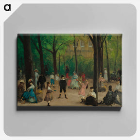 アートパネル-Luxembourg Gardens - ウィリアム ジェームス グラッケンズ Canvas.
