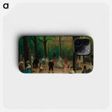 Luxembourg Gardens - William James Glackens Phone Case.