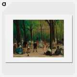 Luxembourg Gardens - William James Glackens Poster.