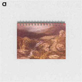 アートメモ帳-Mountain Stream, Coniston - ウィリアム ターナー Memo.