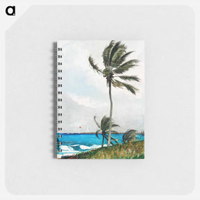 アートメモ帳-Palm Tree, Nassau - ウィンスロー ホーマー Memo.