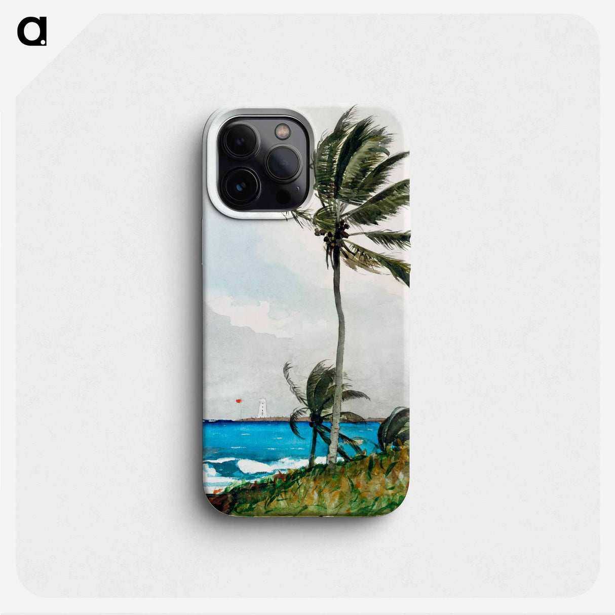 Palm Tree, Nassau - Winslow Homer Phone Case.