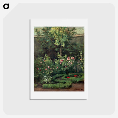 アートポストカード-A Rose Garden
 - イェール大学アートギャラリー Postcard.