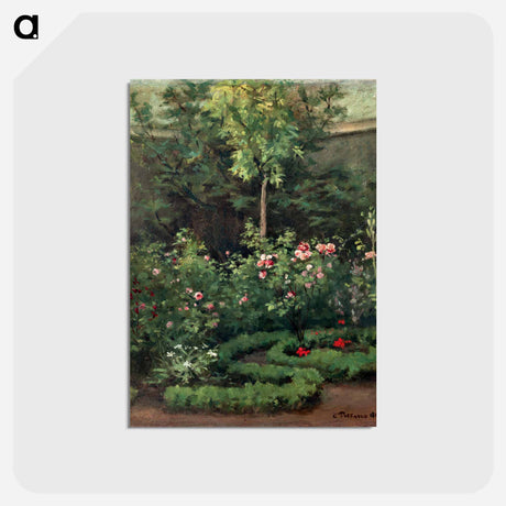 アートポストカード-A Rose Garden
 - イェール大学アートギャラリー Postcard.