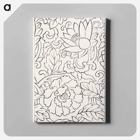 アートパネル-Yatsuo no tsubaki - 八丘椿 Canvas.