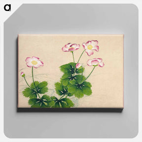 アートパネル-Mallow flowers - 張若愛 Canvas.