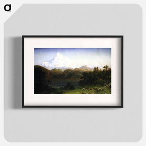 アートポスター-Mount Hood, Oregon - アルバート ビアスタット Poster.
