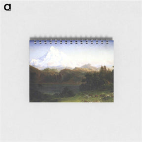 アートメモ帳-Mount Hood, Oregon - アルバート ビアスタット Memo.