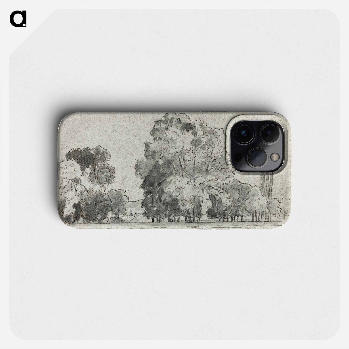 Grove of Trees - Camille Pissarro Phone Case.