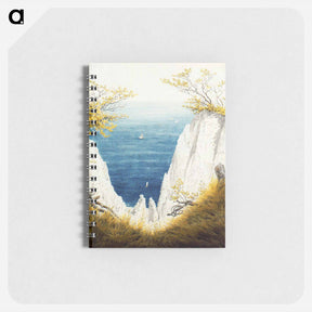 アートメモ帳-Chalk Cliffs at Rügen - カスパー ダーヴィト フリードリヒ Memo.