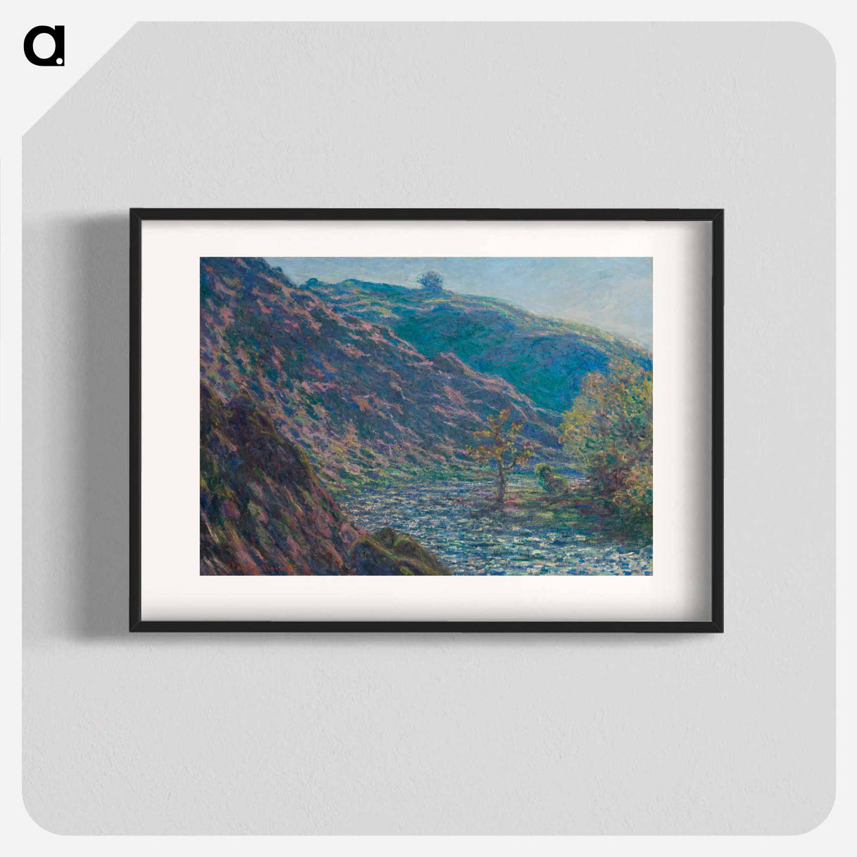 The Petite Creuse River - Claude Monet Poster.