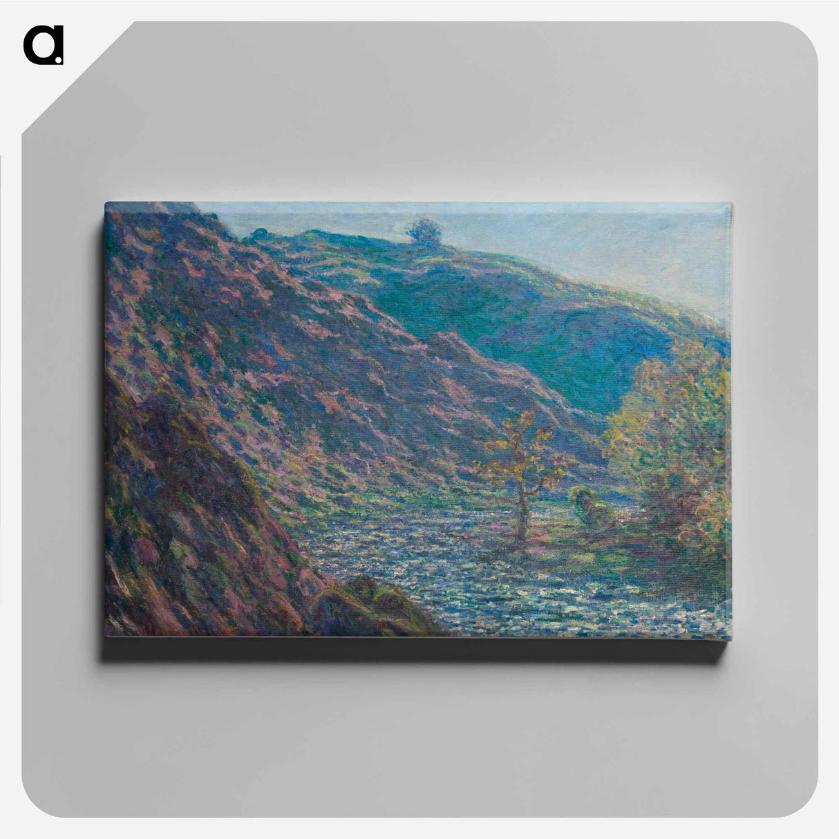 The Petite Creuse River - Claude Monet Canvas.